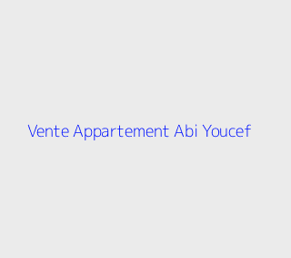 Vente Appartement F3 Tizi-ouzou